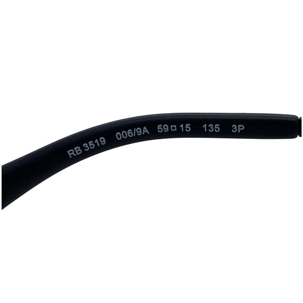 Ray-Ban RB3519 006/9A Sunglasses Green Polarized Lens