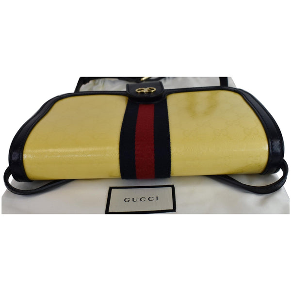 Gucci Imprime Web Ophidia Messenger Bag 547799 Yellow - top view