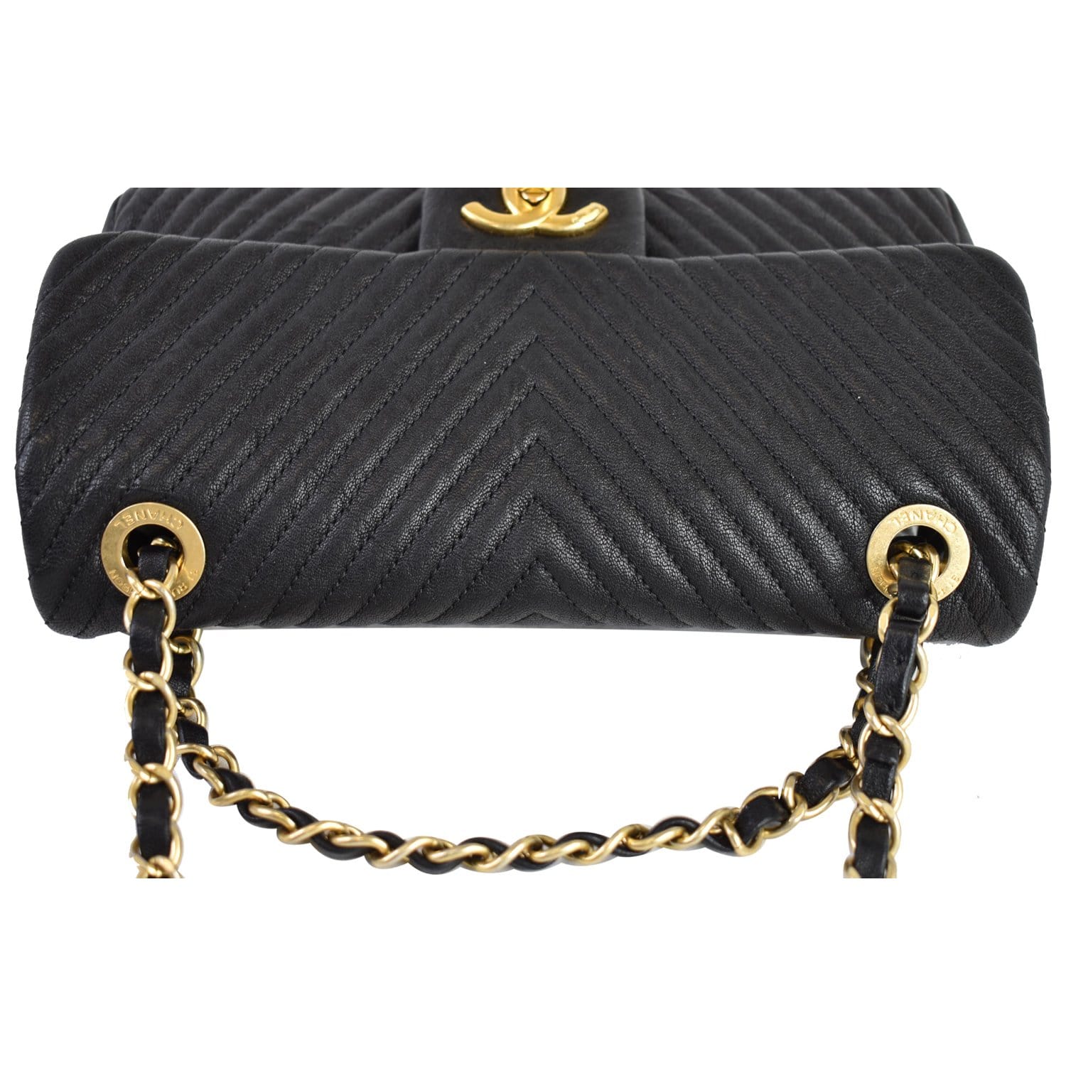 Chanel Surpique Chevron Flap Bag Reference Guide - Spotted Fashion