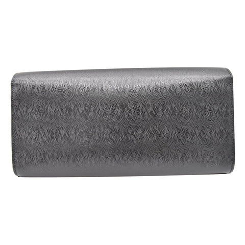 YVES SAINT LAURENT Kate Leather Clutch Wallet Black