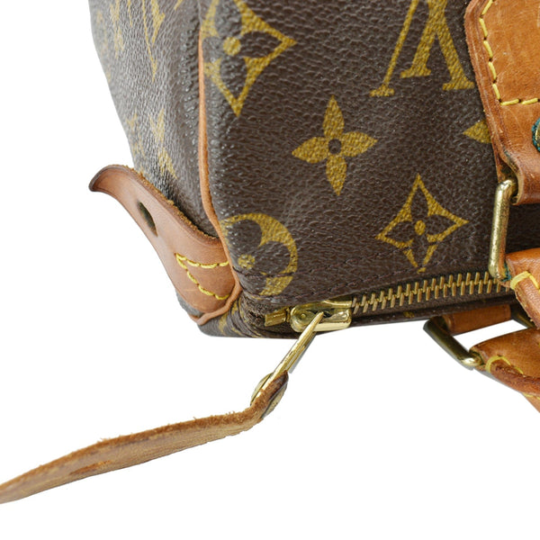 LOUIS VUITTON Speedy 25 Monogram Canvas Satchel Bag Brown