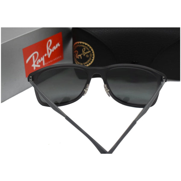 RAY-BAN RB4313-637988 Sunglasses Grey Silver Mirror Gradient Lens
