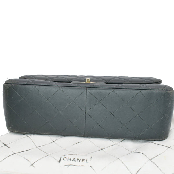 Chanel Classic Jumbo Double Flap Lambskin Leather Bag