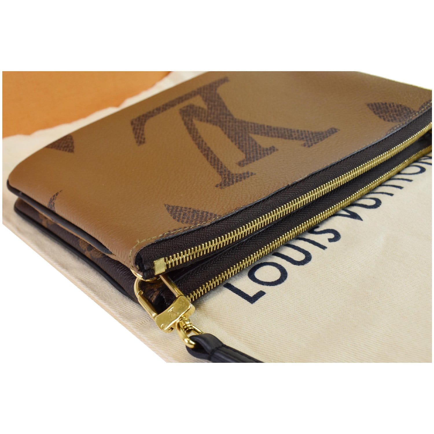 Preloved Louis Vuitton Giant Monogram Double Zip Pochette MI4230 092623