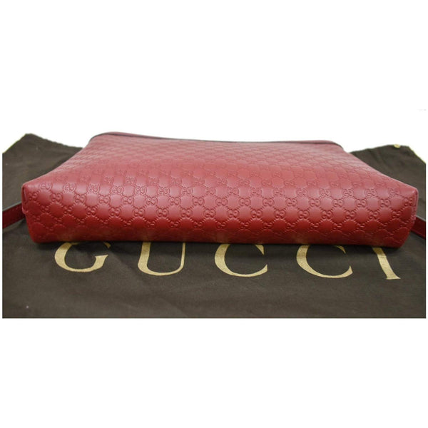 Gucci Flat Leather Crossbody Pouch - bottom view