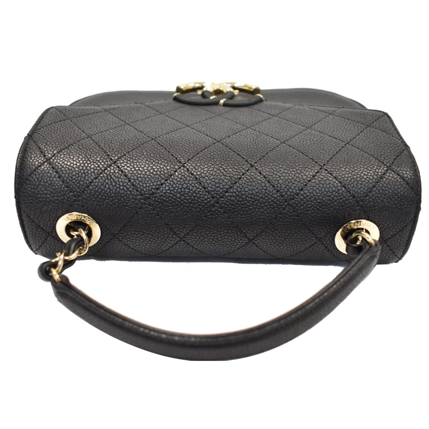 Coco handle leather handbag Chanel Black in Leather - 36636592