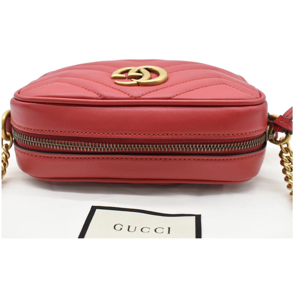 Gucci GG Marmont Matelasse Mini Leather Crossbody Bag