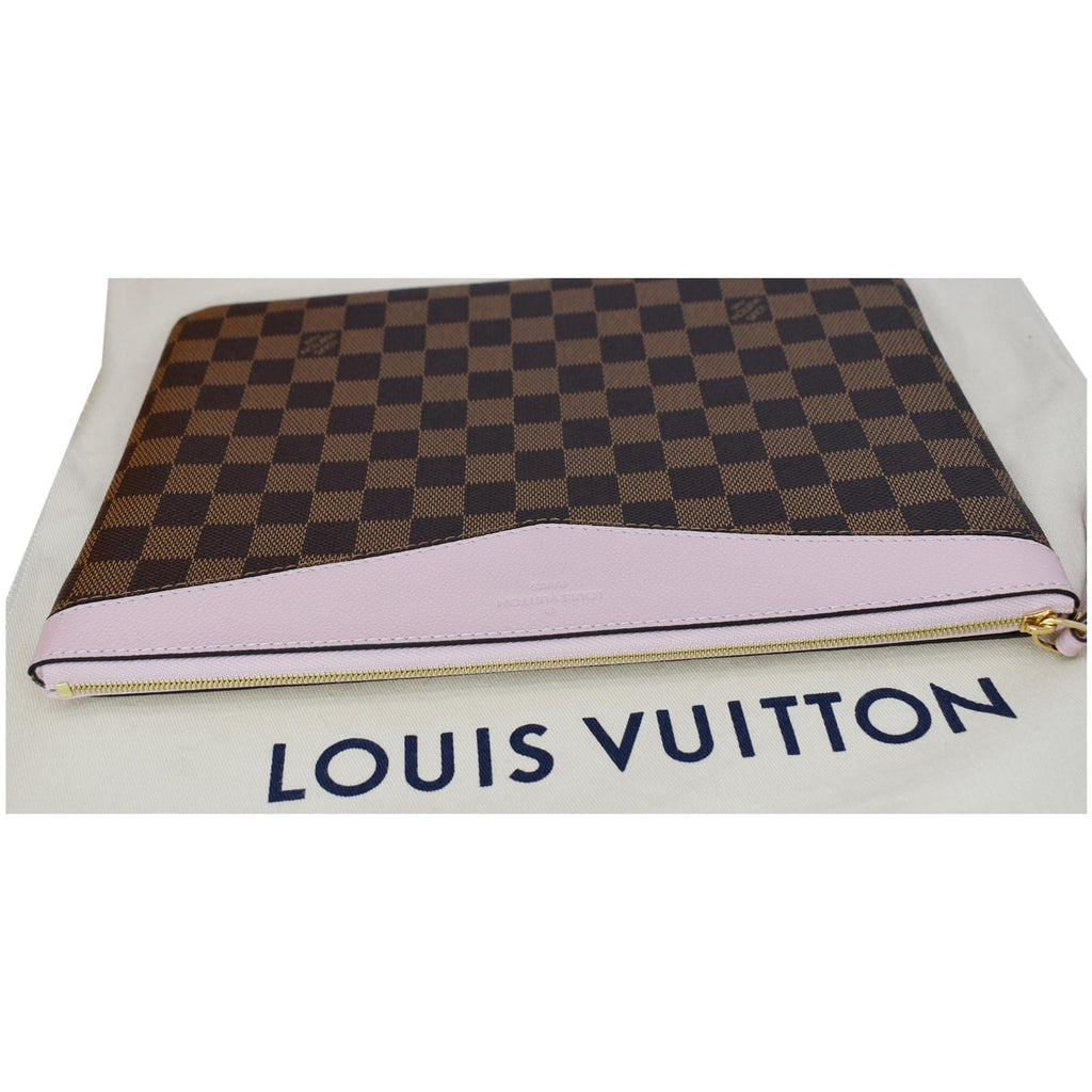 LOUIS VUITTON Daily Pouch Monogram Canvas Clutch Bag Rose Poudre - 15% -  See Louis Vuitton Mens Pre-Fall 2021 lookbook above