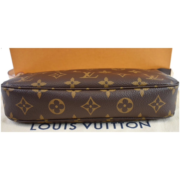 LOUIS VUITTON Mini Pochette Damier Ebene Accessories Pouch Brown