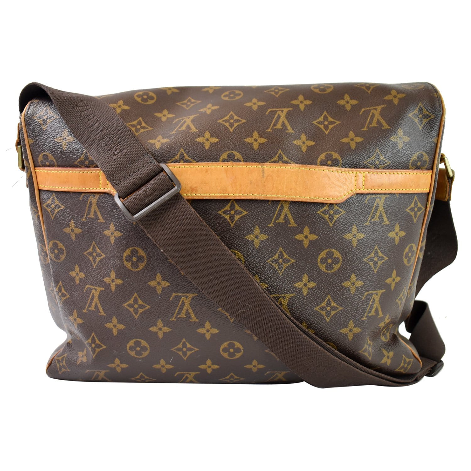 Abbesses messenger leather bag Louis Vuitton Brown in Leather - 31214128