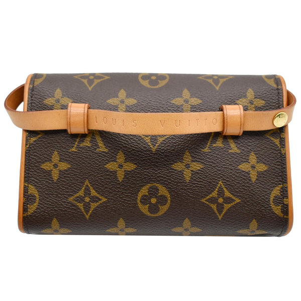 LOUIS VUITTON Pochette Florentine Monogram Canvas Waist Bag Brown