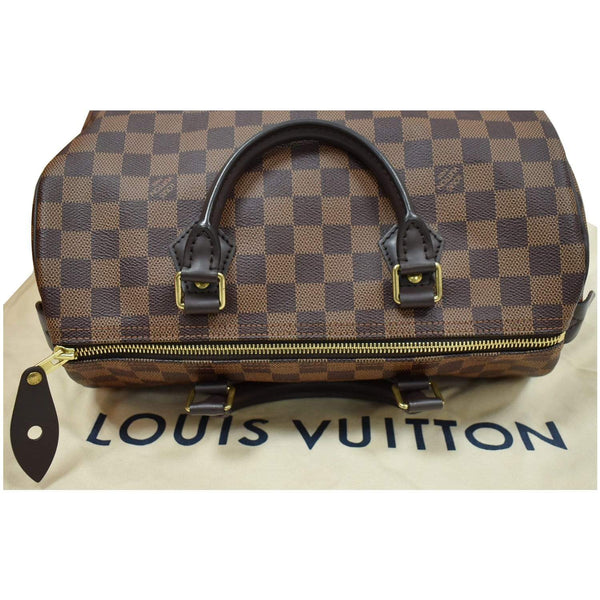 Louis Vuitton Speedy 30 Damier Ebene handbag - top zip closure