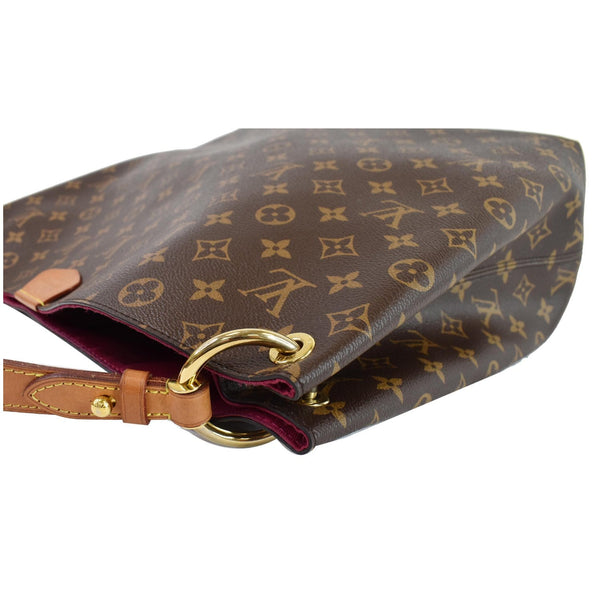 focused view LV Graceful MM Monogram Canvas Shoulder Bag