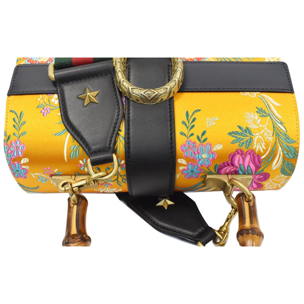 Gucci Dionysus Medium Top Handle Bag - Gold Print