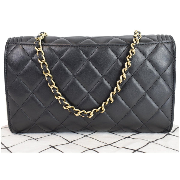 Chanel Boy Woc Lambskin Leather Wallet On Chain Bag front view