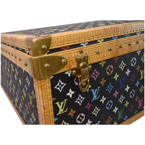 LOUIS VUITTON Alzer 80 Multicolor Monogram  Suitcase Travel Bag Black