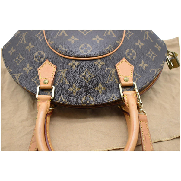 LOUIS VUITTON Ellipse PM Monogram Canvas Satchel Bag Brown