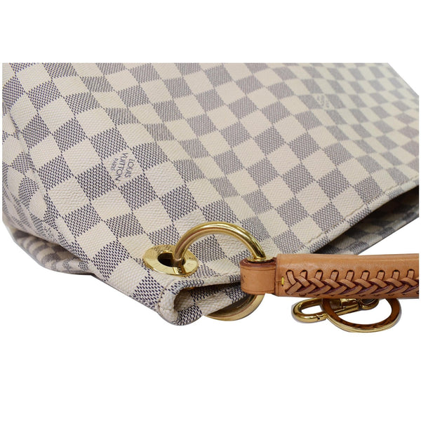 Louis Vuitton Artsy MM Damier Azur Shoulder Bag Women - white