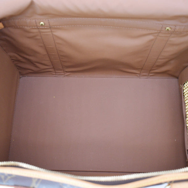 LOUIS VUITTON Sac Chien 40 Monogram Canvas Dog Carrier Bag Brown