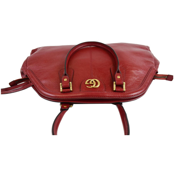 GUCCI Large Re(Belle) Calfskin Top Handle Bag Red 515937