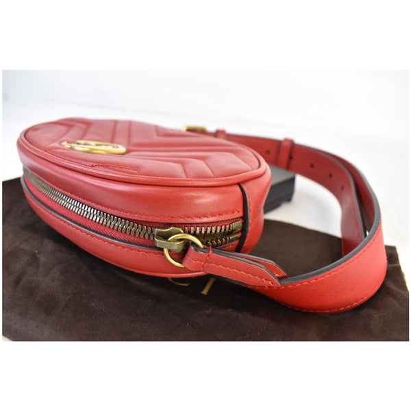Gucci GG Marmont Matelasse Leather Belt Women Bag - shoulder belt