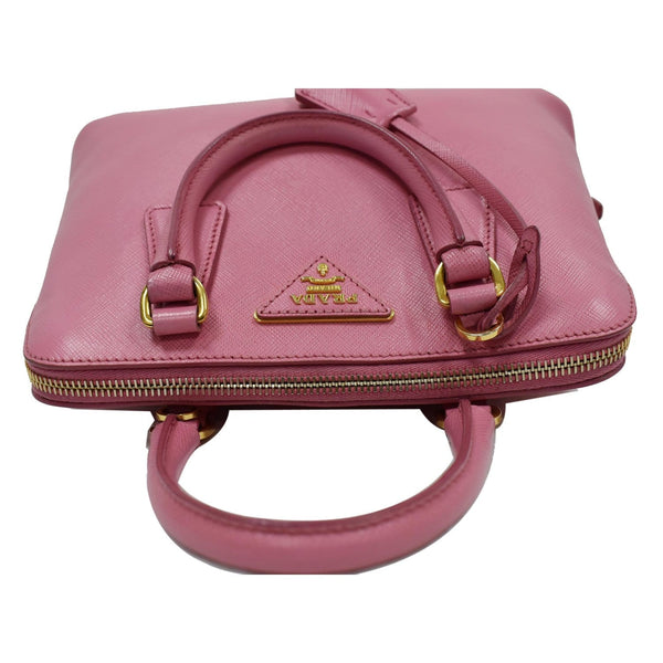 Used Prada Promenade Mini Saffiano Leather Shoulder Bag - zippy bag