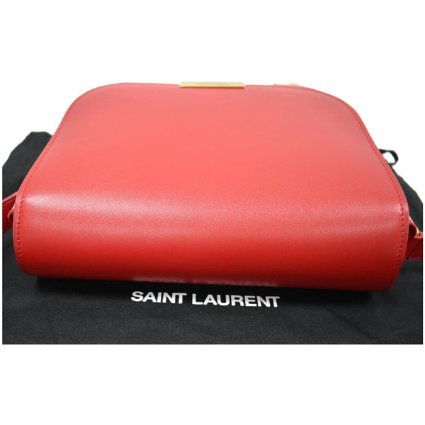 YVES SAINT LAURENT Betty Smooth Leather Shoulder Bag Red