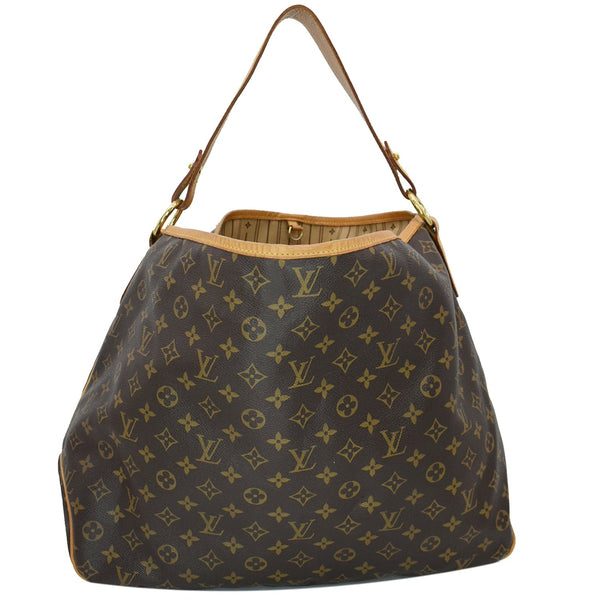 LOUIS VUITTON Delightful GM Monogram Canvas Hobo Bag Brown