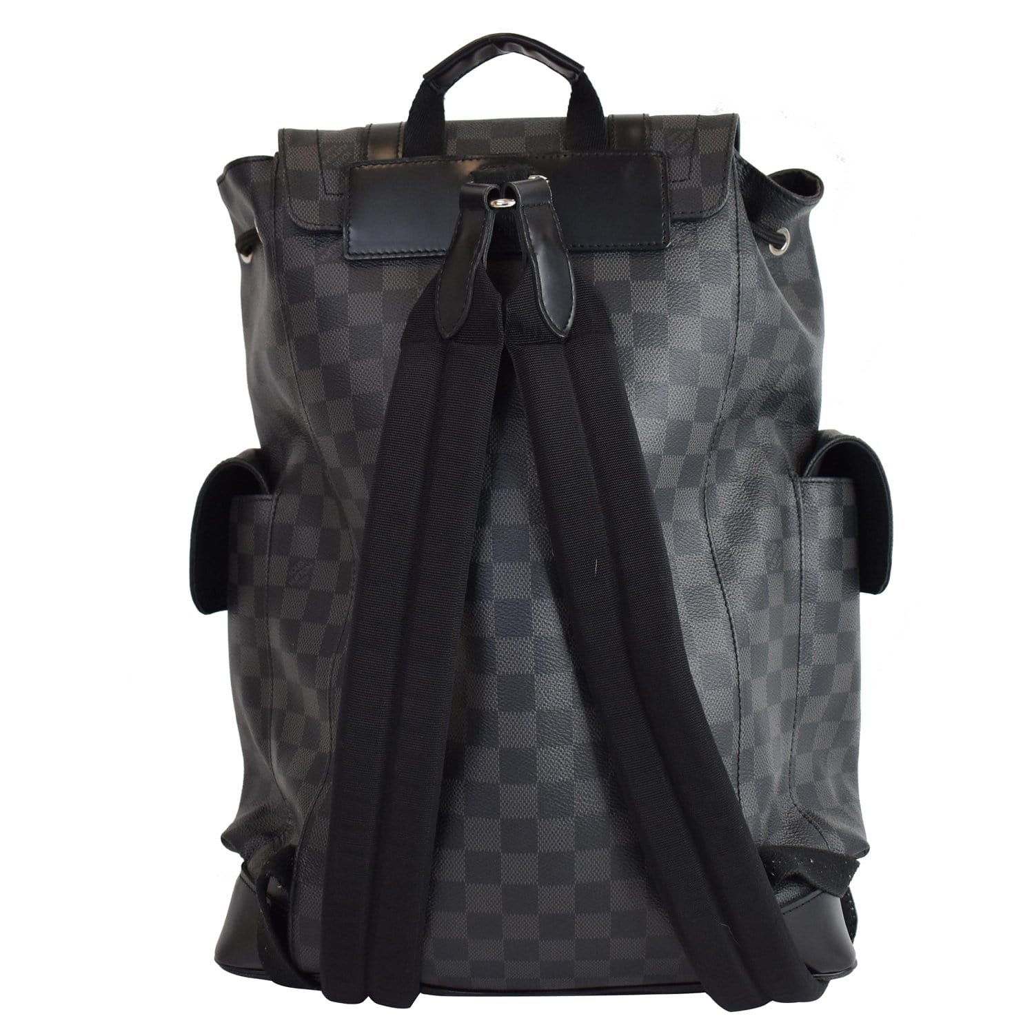 louis vuitton backpack xhristopher pm LOUIS VUITTON Christopher PM Damier Graphite Backpack Bag Black