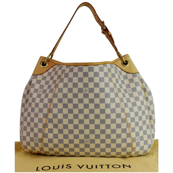 LOUIS VUITTON Galliera GM Damier Azur Shoulder Bag White