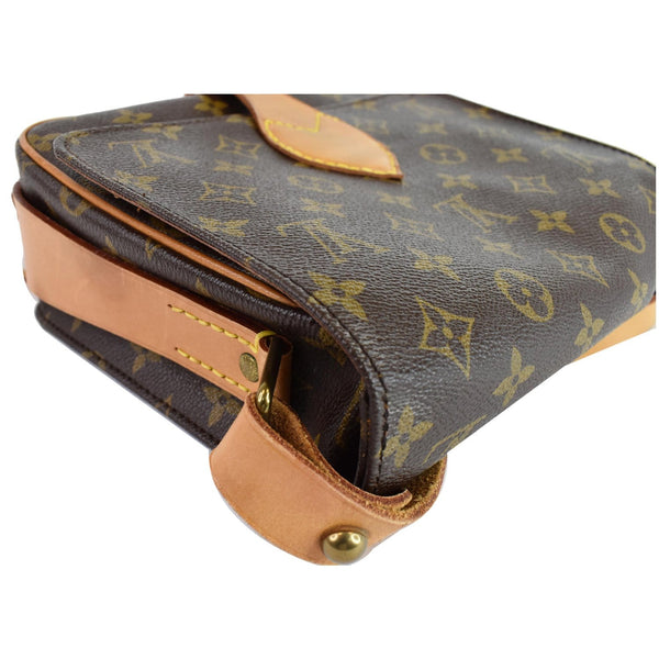 Louis Vuitton Cartouchiere PM Monogram Canvas Tote Bag - side corner view