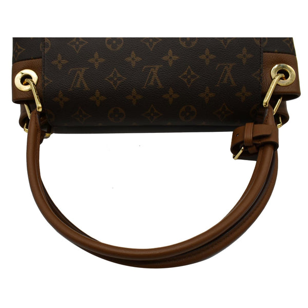 LOUIS VUITTON Olympe Monogram Canvas Satchel Shoulder Bag Brown