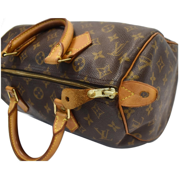 Louis Vuitton Speedy 30 Monogram Canvas Handbag brown