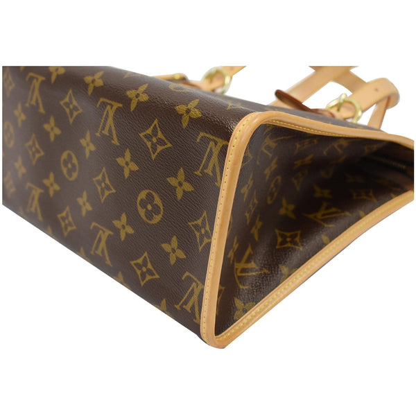 LOUIS VUITTON Popincourt Haut Monogram Canvas Shoulder Bag Brown