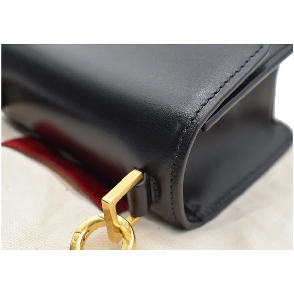 VALENTINO Garavani Vsling Micro Leather Shoulder Bag Black