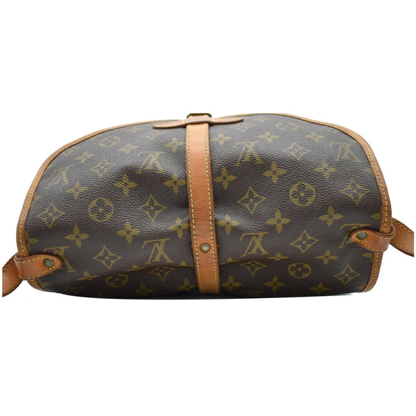 LOUIS VUITTON Saumur 30 Monogram Canvas Shoulder Bag Brown