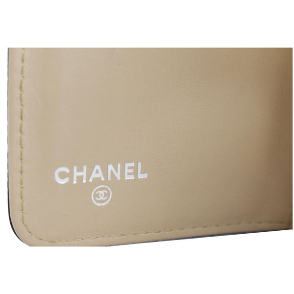 CHANEL Bifold Caviar Leather Wallet Black
