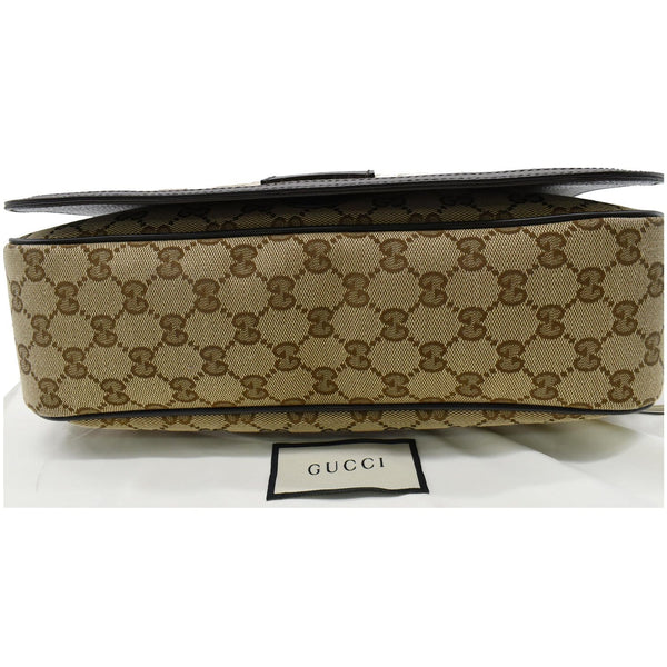 Gucci GG Canvas Messenger Bag Beige - bottom preview