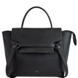 CELINE Micro Belt Grained Calfskin 2Way Shoulder Bag Black