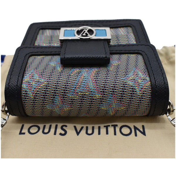 LOUIS VUITTON Dauphine BB Monogram LV Pop Crossbody Bag Blue