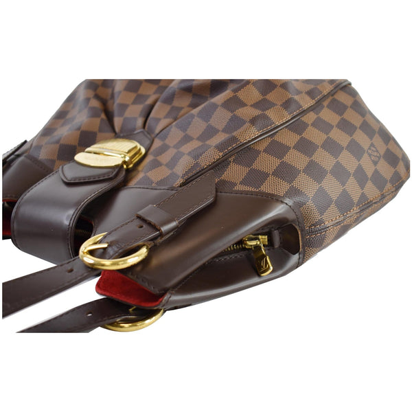 LOUIS VUITTON Sistina GM Damier Ebene Shoulder Bag Brown