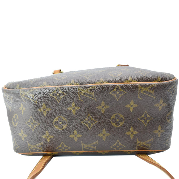 LOUIS VUITTON Cite MM Monogram Canvas Shoulder Bag Brown