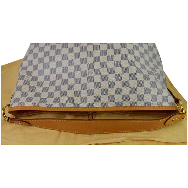 Louis Vuitton Delightful MM Damier Azur Hobo Bag White - upside preview