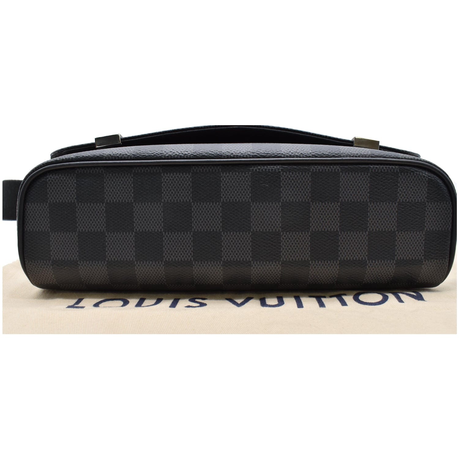 Louis Vuitton District Messenger PM Shoulder Bag Black Canvas/Leather Damier  Graphite for sale online