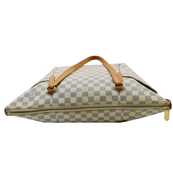 LOUIS VUITTON Totally GM Damier Azur Shoulder Bag White
