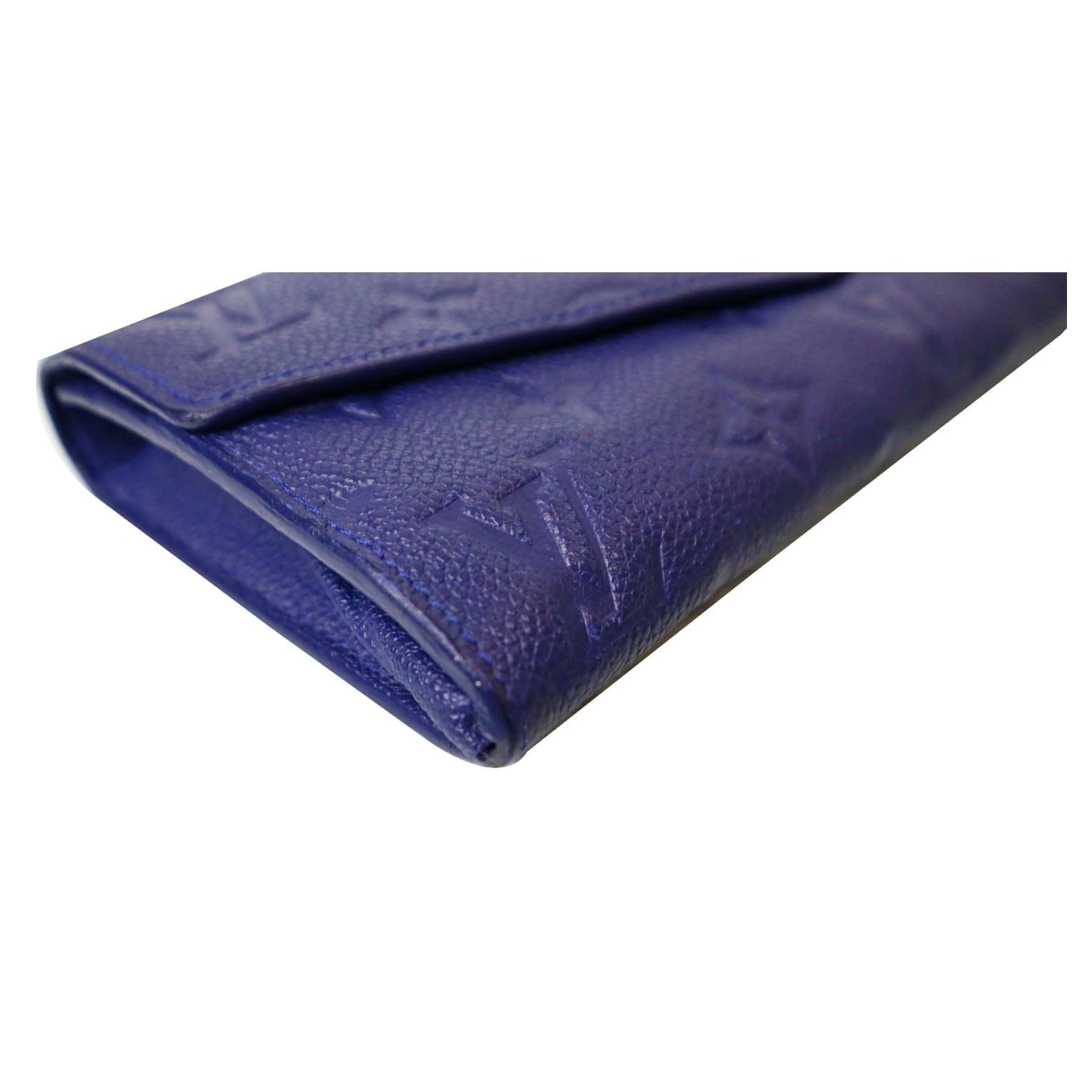 Louis Vuitton LV Monogram Empreinte Leather Clemence Wallet - Blue Wallets,  Accessories - LOU752460
