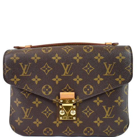 LOUIS VUITTON  Metis Pochette Monogram Canvas Crossbody Bag Brown