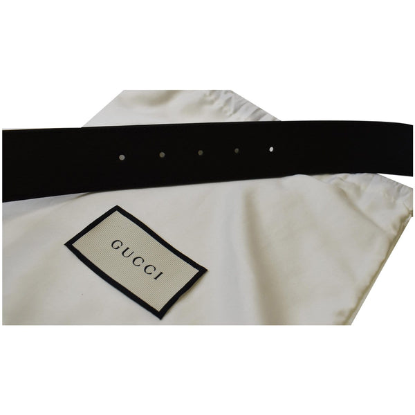 Gucci Double G Buckle Leather Belt Men Size 34 - gucci belt