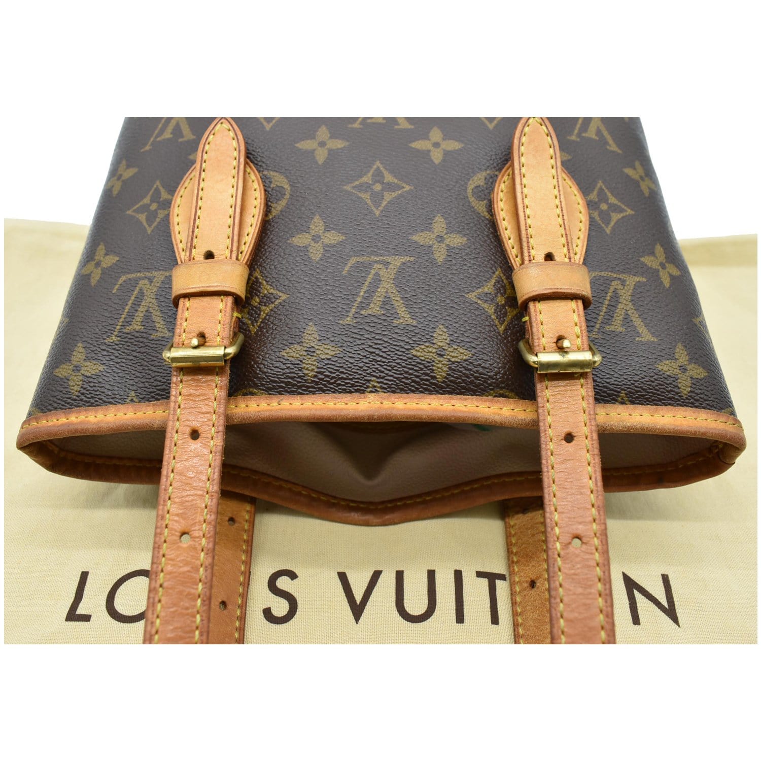 Louis Vuitton Vintage - Monogram Petit Bucket - Brown - Monogram