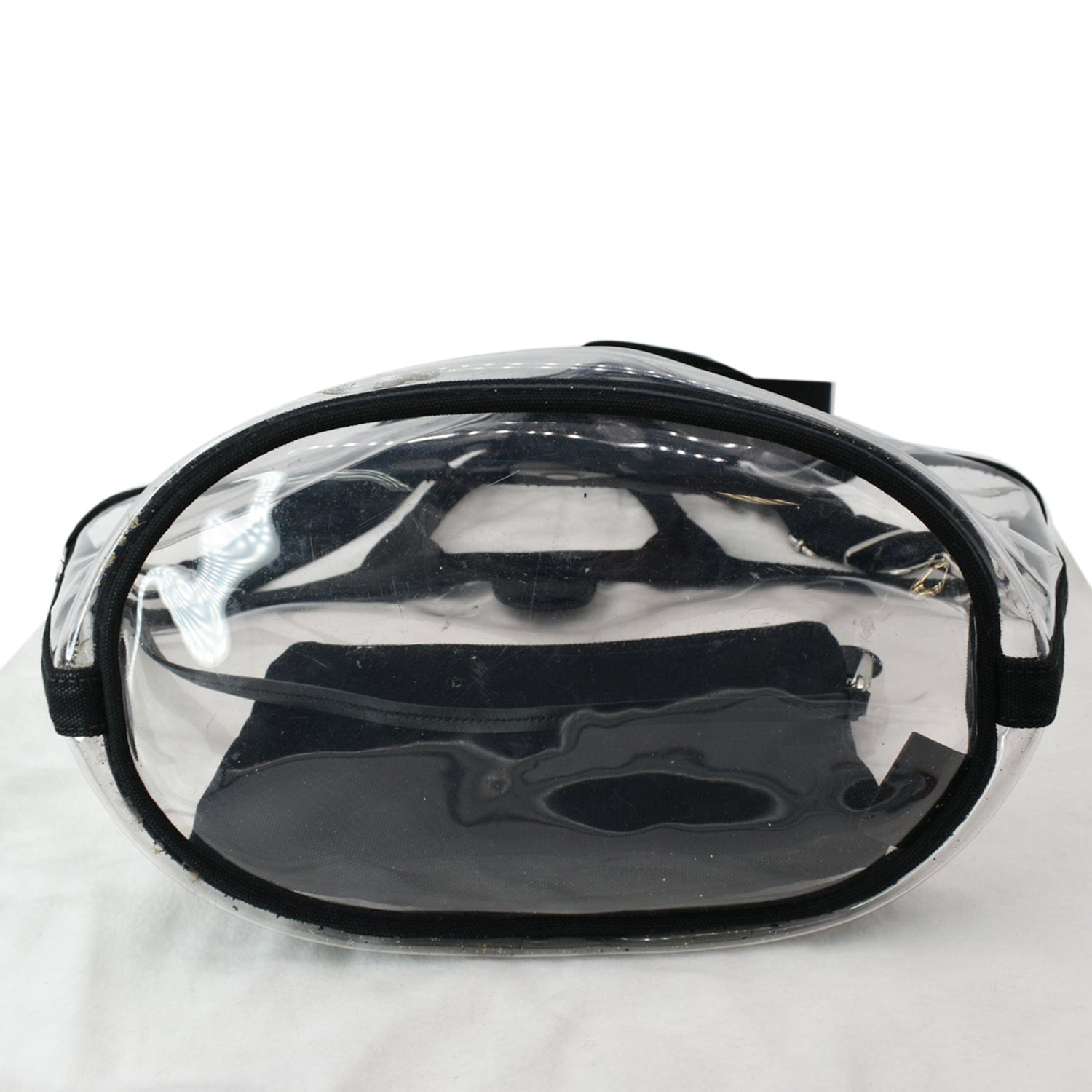 Plexi bag tote Prada Black in Plastic - 12096301